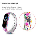 For Xiaomi Mi Band 6 (CA8856) Colored Drawing Silicone Watch Band(Footprint)