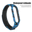 For Xiaomi Mi Band 6 (CA8856) Colored Drawing Silicone Watch Band(Flamingo)