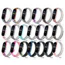 For Xiaomi Mi Band 6 (CA8856) Colored Drawing Silicone Watch Band(Camouflage Green)