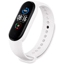 For Xiaomi Mi Band 6 (CA8856) Solid Color Silicone Watch Band(White)