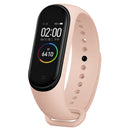 For Xiaomi Mi Band 6 (CA8856) Solid Color Silicone Watch Band(Pink Sand)