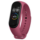 For Xiaomi Mi Band 6 (CA8856) Solid Color Silicone Watch Band(Wine Red)