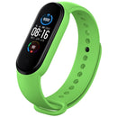 For Xiaomi Mi Band 6 (CA8856) Solid Color Silicone Watch Band(Green)