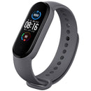 For Xiaomi Mi Band 6 (CA8856) Solid Color Silicone Watch Band(Dark Grey)