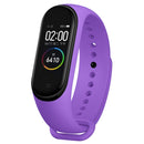 For Xiaomi Mi Band 6 (CA8856) Solid Color Silicone Watch Band(Purple)
