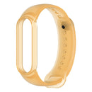 For Xiaomi Mi Band 6 (CA8856) Silicone Translucent Watch Band(Orange)