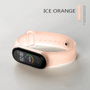 For Xiaomi Mi Band 6 (CA8856) Silicone Translucent Watch Band(Orange)
