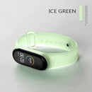 For Xiaomi Mi Band 6 (CA8856) Silicone Translucent Watch Band(Green)