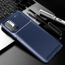 For Xiaomi Redmi Note 10 5G Carbon Fiber Texture Shockproof TPU Case(Blue)