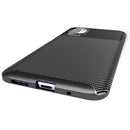 For Xiaomi Redmi Note 10 5G Carbon Fiber Texture Shockproof TPU Case(Blue)