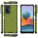 For Xiaomi Redmi Note 10 Pro Shockproof Honeycomb PC + TPU Case(Green)