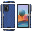 For Xiaomi Redmi Note 10 Pro Shockproof Honeycomb PC + TPU Case(Blue)