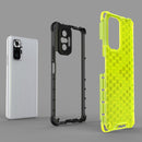 For Xiaomi Redmi Note 10 Pro Shockproof Honeycomb PC + TPU Case(Blue)