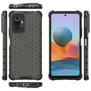 For Xiaomi Redmi Note 10 Pro Shockproof Honeycomb PC + TPU Case(Black)