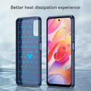 For Xiaomi Redmi Note 10 5G Brushed Texture Carbon Fiber TPU Case(Navy Blue)