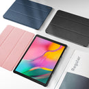 For Samsung Galaxy Tab A 10.1 (2019) DUX DUCIS Domo Series Horizontal Flip Magnetic PU Leather Case with 3-folding Holder(Blue)