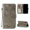 For Motorola Moto E7 Power Lace Flower Embossing Pattern Horizontal Flip Leather Case with Holder & Card Slots & Wallet & Photo Frame(Grey)