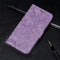 For Motorola Moto E7 Power Lace Flower Embossing Pattern Horizontal Flip Leather Case with Holder & Card Slots & Wallet & Photo Frame(Purple)