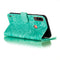 For Motorola Moto E7 Power Lace Flower Embossing Pattern Horizontal Flip Leather Case with Holder & Card Slots & Wallet & Photo Frame(Green)