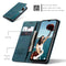 For Samsung Galaxy A12 CaseMe 013 Multifunctional Horizontal Flip Leather Case with Holder & Card Slot & Wallet(Blue)