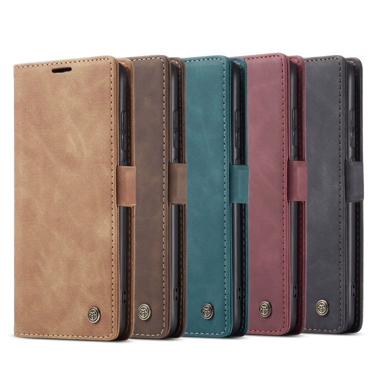 For Samsung Galaxy A12 CaseMe 013 Multifunctional Horizontal Flip Leather Case with Holder & Card Slot & Wallet(Blue)