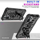For Xiaomi Redmi Note 10 Shockproof TPU + PC Magnetic Protective Case with Holder(Gold)