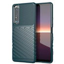 For Sony Xperia 1 III Thunderbolt Shockproof TPU Protective Soft Case(Green)