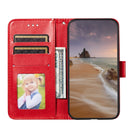 For Nokia 5.4 Flower Vine Embossing Pattern Horizontal Flip Leather Case with Card Slot & Holder & Wallet & Lanyard(Red)