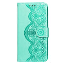 For Nokia 5.4 Flower Vine Embossing Pattern Horizontal Flip Leather Case with Card Slot & Holder & Wallet & Lanyard(Green)