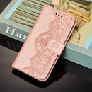 For Nokia 5.4 Flower Vine Embossing Pattern Horizontal Flip Leather Case with Card Slot & Holder & Wallet & Lanyard(Rose Gold)