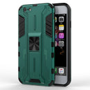 Supersonic PC + TPU Shock-proof Protective Case with Holder For iPhone SE 2022 / SE 2020 / 8 / 7(Green)