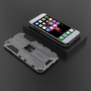 Supersonic PC + TPU Shock-proof Protective Case with Holder For iPhone SE 2022 / SE 2020 / 8 / 7(Gray)