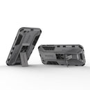 Supersonic PC + TPU Shock-proof Protective Case with Holder For iPhone SE 2022 / SE 2020 / 8 / 7(Gray)