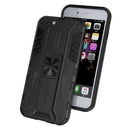 Supersonic PC + TPU Shock-proof Protective Case with Holder For iPhone SE 2022 / SE 2020 / 8 / 7(Gray)