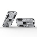 Supersonic PC + TPU Shock-proof Protective Case with Holder For iPhone SE 2022 / SE 2020 / 8 / 7(Silver)