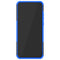 For Motorola Moto G Play (2021) Tire Texture Shockproof TPU+PC Protective Case with Holder(Blue)