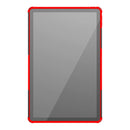 For Lenovo Tab P11 Tire Texture Shockproof TPU+PC Protective Case with Holder(Red)