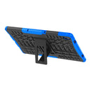 For Lenovo Tab P11 Tire Texture Shockproof TPU+PC Protective Case with Holder(Blue)