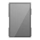 For Lenovo Tab P11 Tire Texture Shockproof TPU+PC Protective Case with Holder(White)