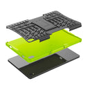 For Lenovo Tab P11 Tire Texture Shockproof TPU+PC Protective Case with Holder(Green)