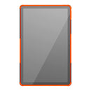 For Lenovo Tab P11 Tire Texture Shockproof TPU+PC Protective Case with Holder(Orange)