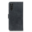 For Sony Xperia 10 III Crocodile Texture Horizontal Flip Leather Case with Holder & Card Slots & Wallet & Photo Frame(Black)