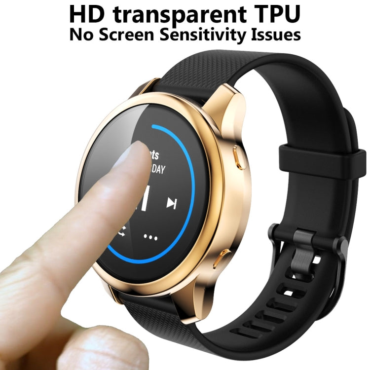 Electroplating Full Coverage TPU Protective Case for Garmin Venu(Rose Gold)