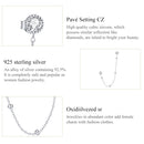 S925 Sterling Silver Fashion Bead Chain Ear Studs Women Earrings