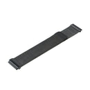 22mm Milanese Stainless Steel Replacement Watchband for Huawei Watch GT2 Pro / Amazfit GTR 2(Black)
