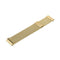 22mm Milanese Stainless Steel Replacement Watchband for Huawei Watch GT2 Pro / Amazfit GTR 2(Gold)