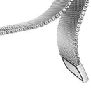 22mm Milanese Stainless Steel Replacement Watchband for Huawei Watch GT2 Pro / Amazfit GTR 2(Silver)
