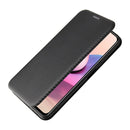 For Xiaomi Redmi Note 10 Pro Carbon Fiber Texture Magnetic Horizontal Flip TPU + PC + PU Leather Case with Card Slot(Black)