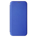 For Xiaomi Redmi Note 10 Pro Carbon Fiber Texture Magnetic Horizontal Flip TPU + PC + PU Leather Case with Card Slot(Blue)