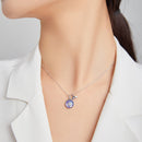 S925 Sterling Silver Blue Turtle Women Nacklace Jewelry